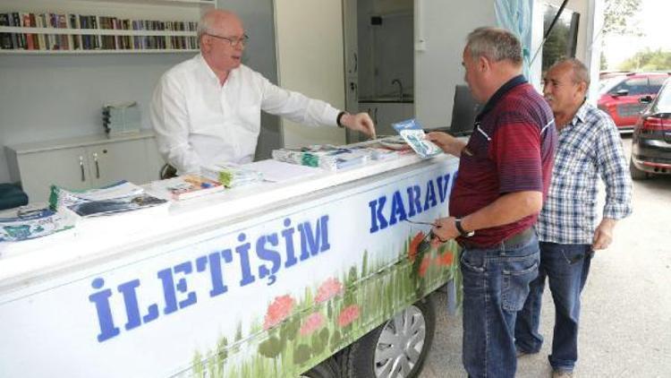 Odunpazarının İletişim Karavanına yoğun ilgi