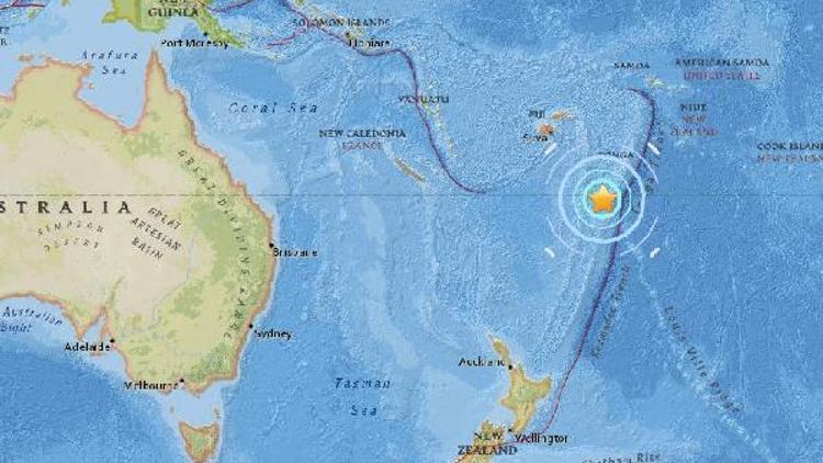 Fiji Adalarında 6.4 büyüklüğünde deprem meydana geldi