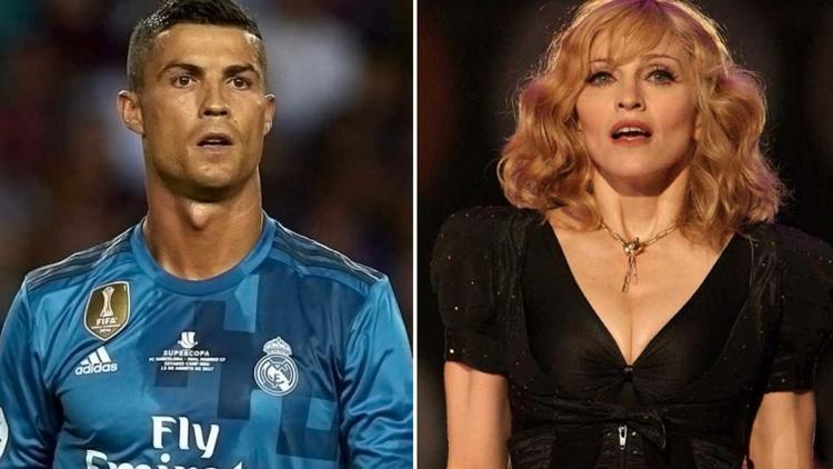 Ronaldo, Madonnayı ikna edemedi