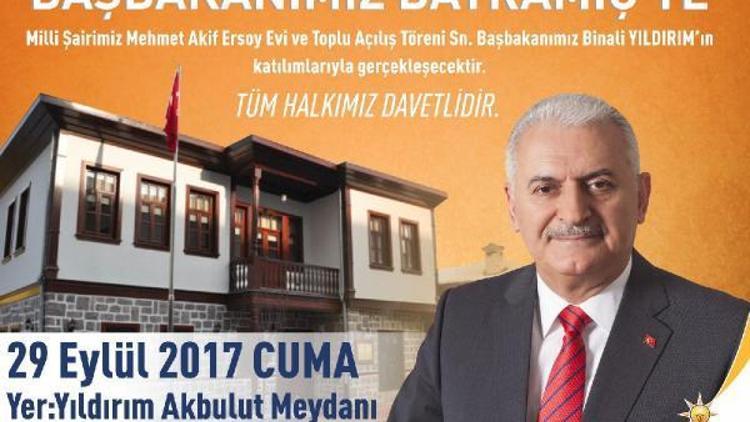 Başbakan Yıldırım 29 Eylülde Çanakkalede