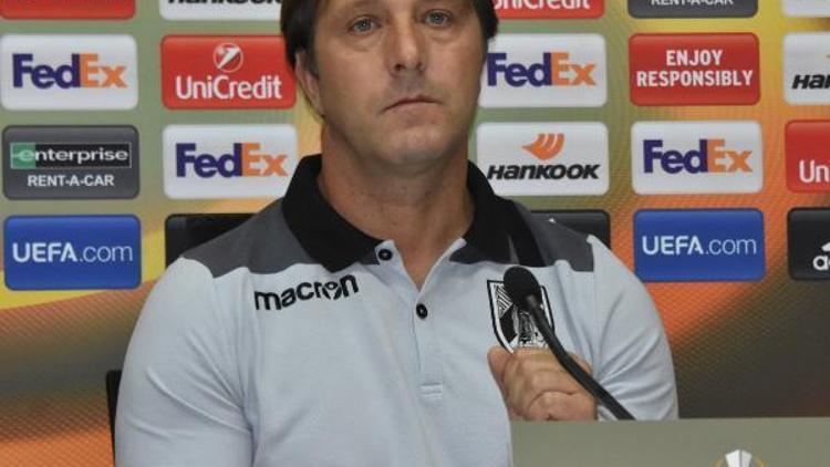 Vitoria SC Teknik Direktörü Martins: İyi bir sonuçla dönmek istiyoruz