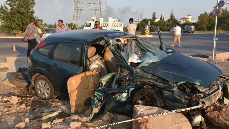 Antalyada kaza: 1 ölü, 2 yaralı