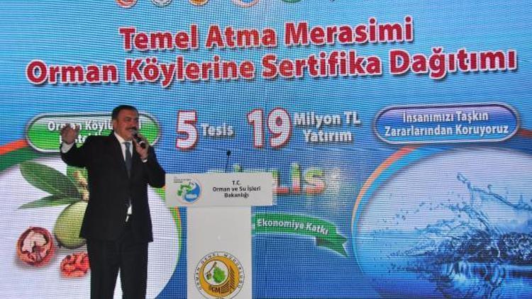 Bakan Eroğlu, Bitliste 5 projenin toplu açılışını yaptı