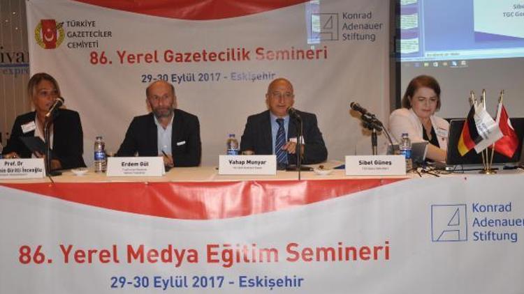 TGCnin Yerel Medya Semineri Eskişehirde başladı
