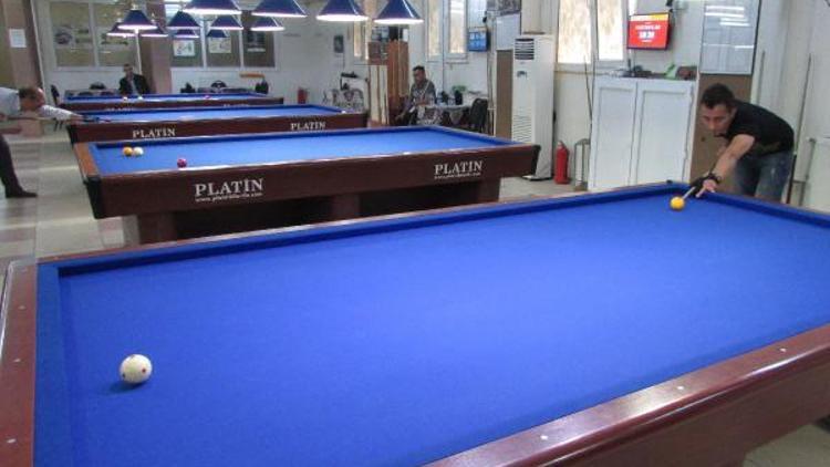 Sandıklıda bilardo turnuvası