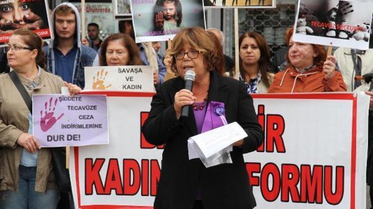 Balıkesirde kadınlardan, müftülere nikah yetkisi protestosu