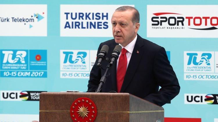 Cumhurbaşkanı Erdoğan: Bisiklet sporuna verdiğimiz desteği devam ettireceğiz