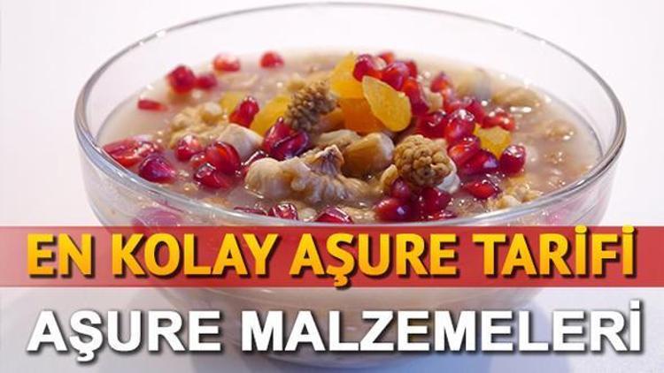 Aşure nasıl yapılır İşte kolay ve güzel Aşure tarifi