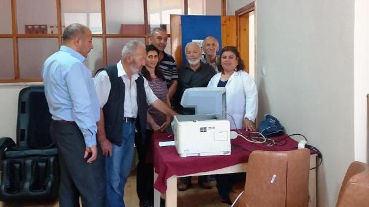 Emeklilerin kemik yoğunluğu ölçümü yapıldı