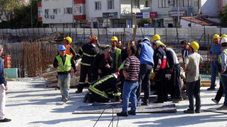 Çanakkale Belediyesi yeni hizmet binası inşaatında iş kazası: 1 işçi yaralandı