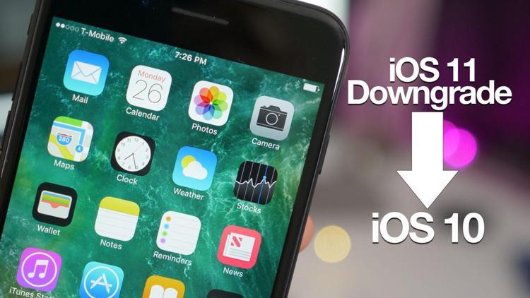 iOS 11den iOS 10a dönüş: Artık imkansız, boşuna uğraşmayın