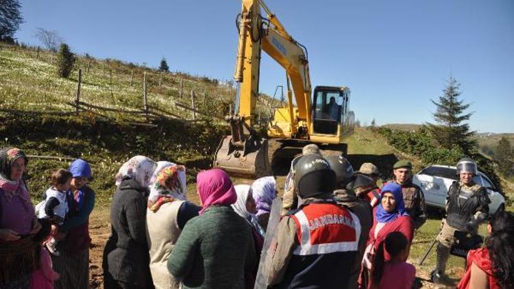 Trabzon’da yaylada yıkım gerginliği