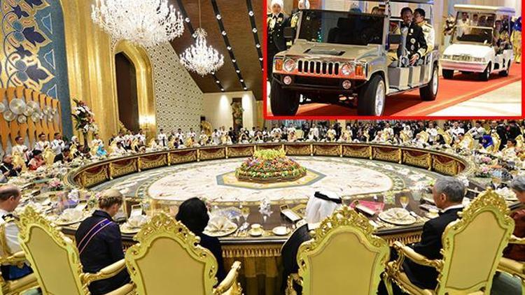 Brunei sultanı para saçtı Tam bir ay sürecek