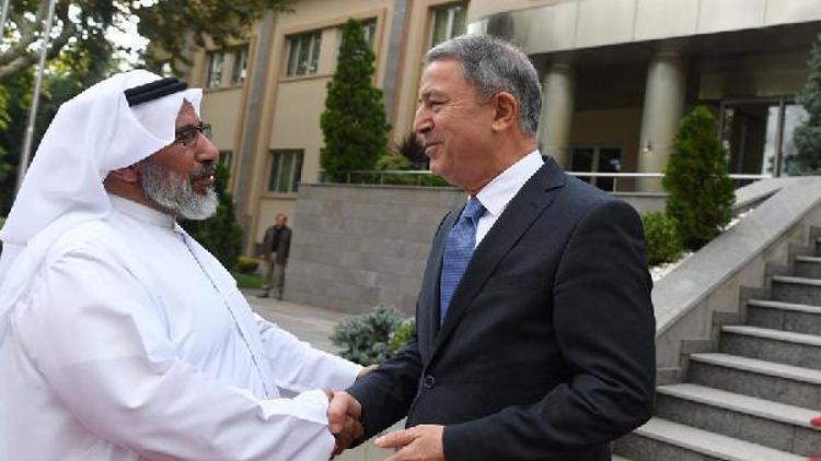 Genelkurmay Başkanı Akar, Katar Genelkurmay Başkanı Al-Ghanimle görüştü