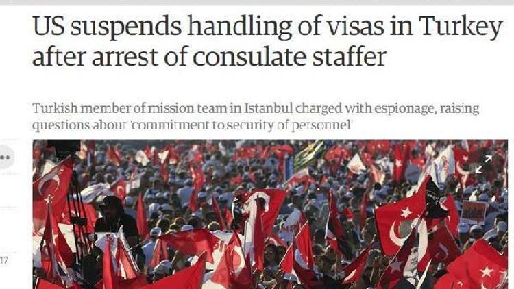 Türkiye-ABD vize krizi dünya basınında (2)