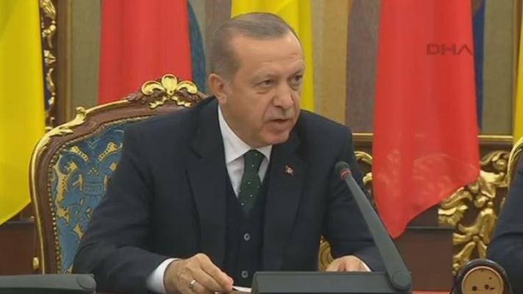 Cumhurbaşkanı Erdoğan Ukraynada konuştu