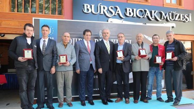 Bursada bıçağın sanatkarları ödüllendirildi