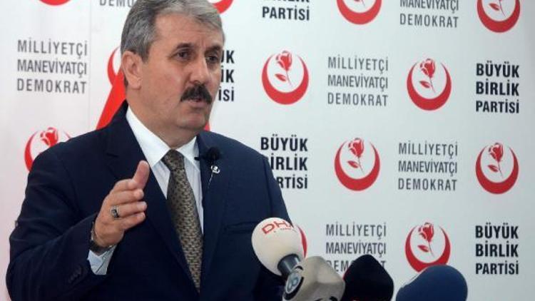 BBP Başkanı Destici: Türkiye Cumhuriyeti Devleti, ABDnin posta koyacağı bir devlet değildir