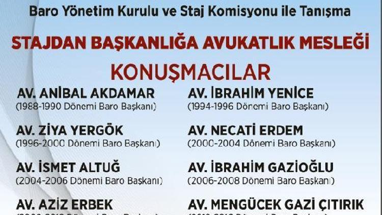 Adana Barosunda staj dönemi başladı