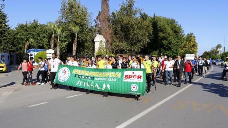 Antalyada Amatör Spor Haftası etkinlikleri
