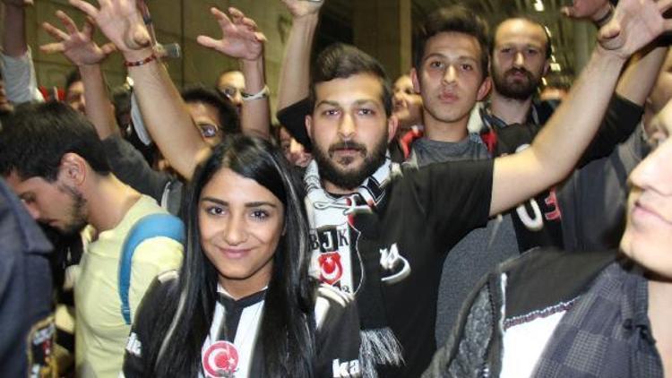 Beşiktaş, Ankarada coşkuyla karşılandı