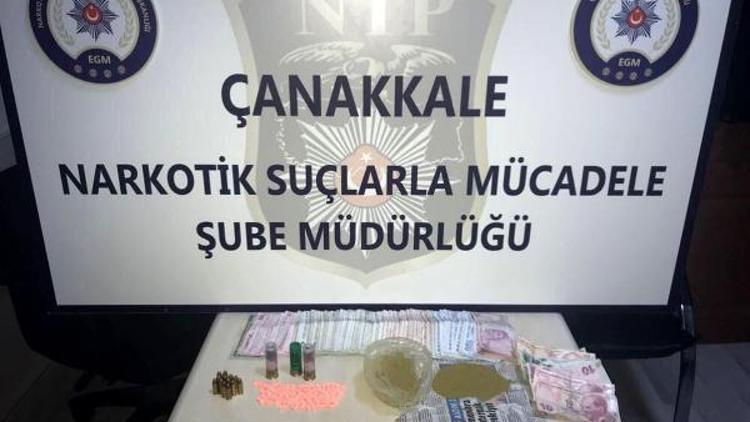 Çanakkalede uyuşturucu operasyonuna 2 gözaltı