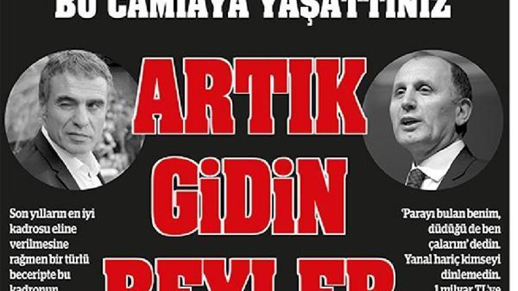 Yerel gazetelerden Trabzonspor yönetimi ve Ersun Yanala Bırakın Gidin çağrısı
