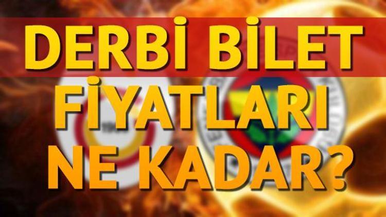 Galatasaray Fenerbahçe derbi bilet fiyatları açıklandı 800 TLye kadar...