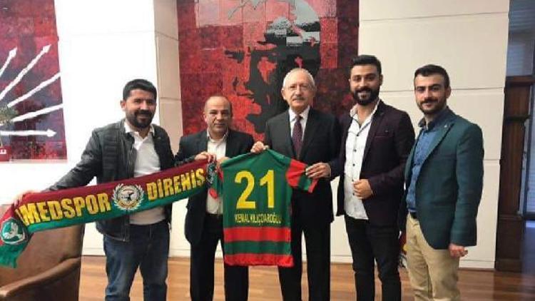 Amedspor taraftar grubundan Kılıçdaroğluna ziyaret