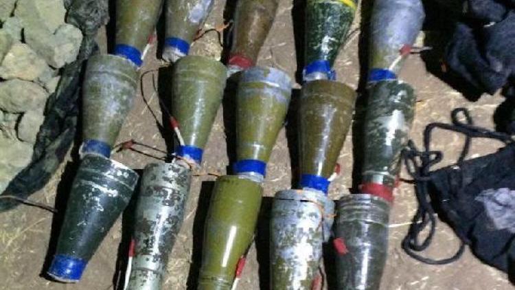 Cizrede 15 anti-tank roket başlığı ele geçirildi