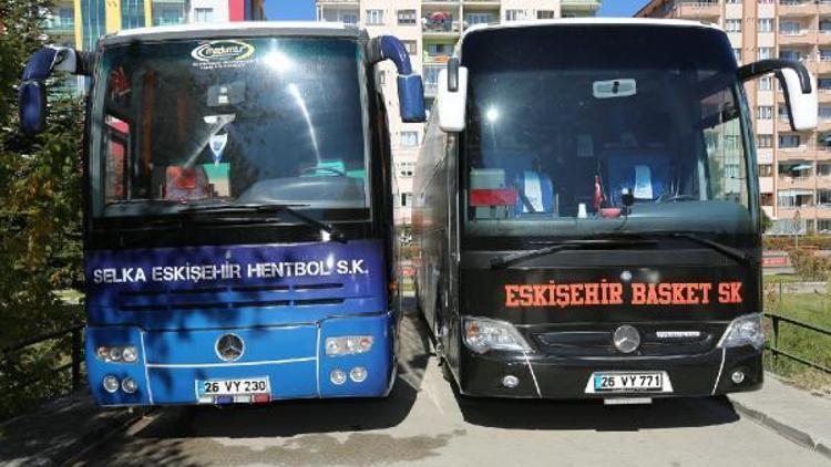 Takım Otobüsleri Odunpazarı Belediyesinden