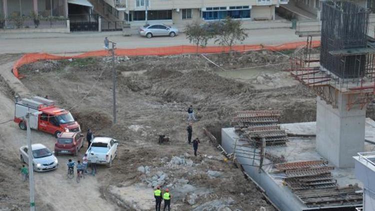 Bursada hızlı tren hattı inşaatında iskele çöktü: 1 yaralı- ek fotoğraflar