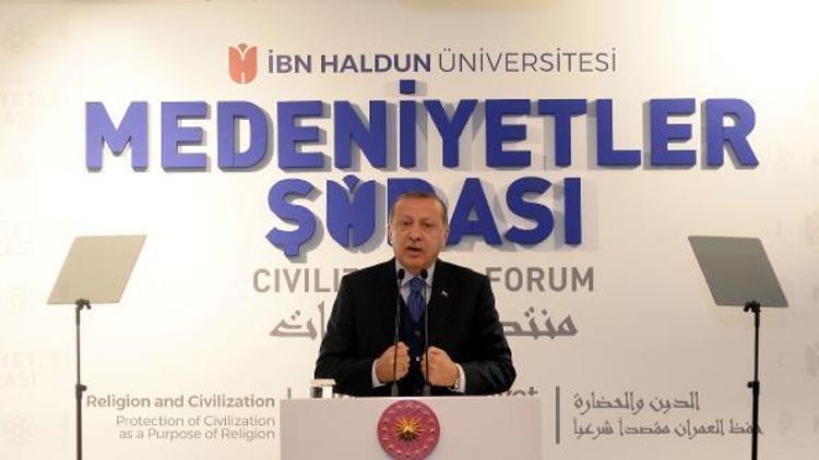 Fotoğraflar // Erdoğan, Medeniyetler Şurasında konuştu