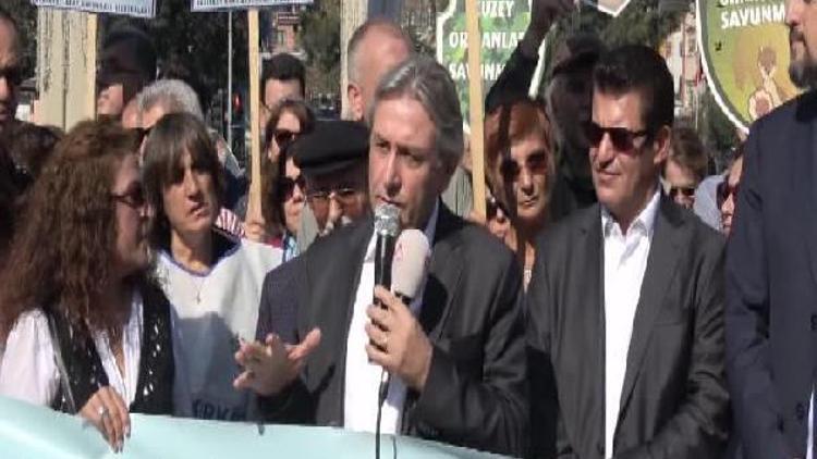 Milletvekillerinin katılıyla Bakırköy Ruh ve Sinir Hastalıkları Hastanesi  için eylem
