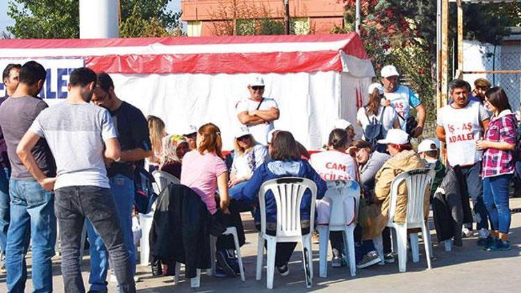 Cam işçilerinin bekleyişi sürüyor