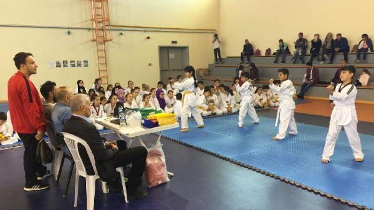 65 taekwondocu kuşak atladı