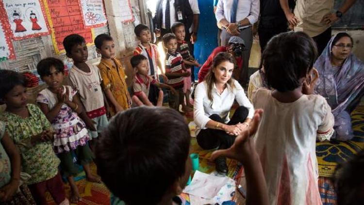 Kraliçe Raniadan Rohingya Müslümenları için acil çağrı