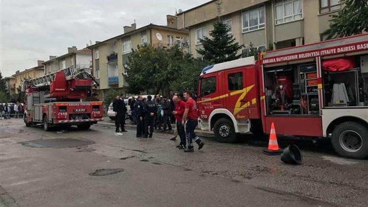 Ankarada yangın: Bir kişi öldü, 2’si ağır 4 kişi yaralandı