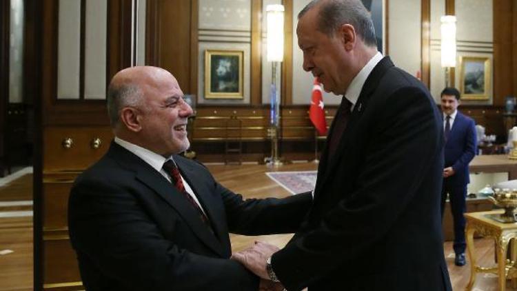 Cumhurbaşkanı Erdoğan, Irak Başbakanı Haydar İbadiyi kabul etti