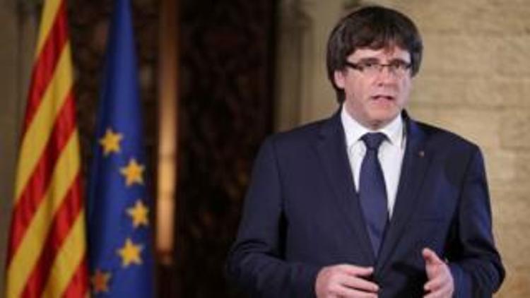 Katalan liderin konuşması iptal edildi