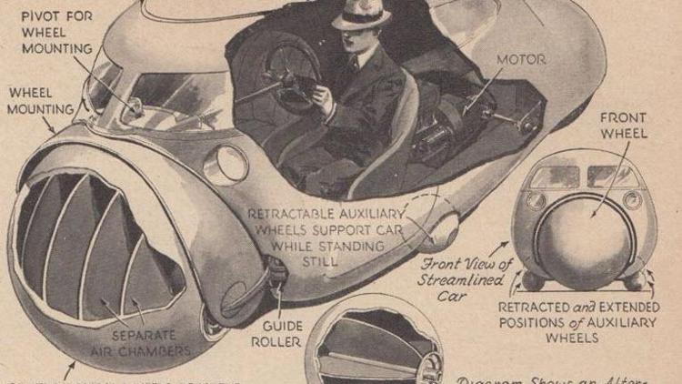 80 yıl önce geleceğin arabasını böyle hayal ediyorduk