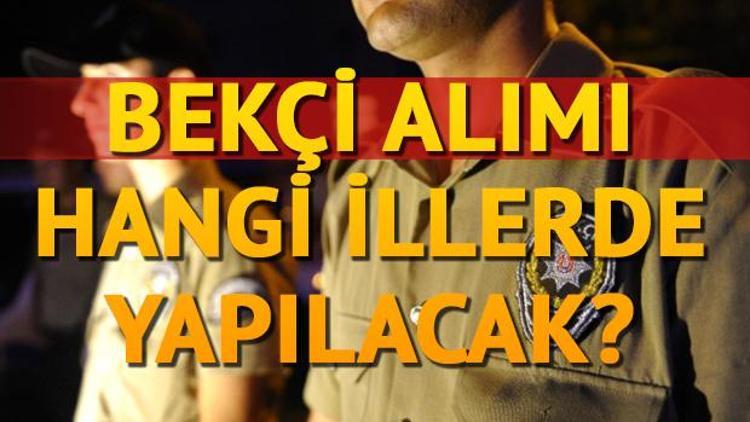 Bekçi alımı için birçok il sonrası Samsun ve İzmirden ilan geldi