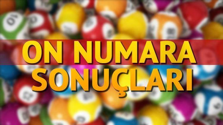 On Numara sonuçları Milli Piyango İdaresi tarafından açıklandı... 30 Ekim sonuçları