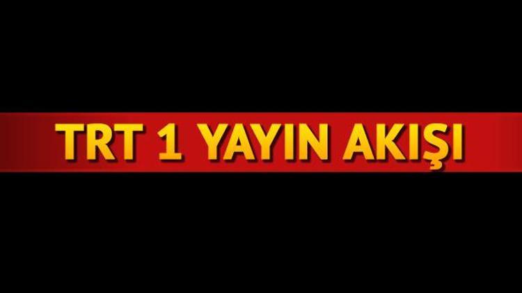 TRT 1 yayın akışında neler var 1 Kasım TRT yayın akışı