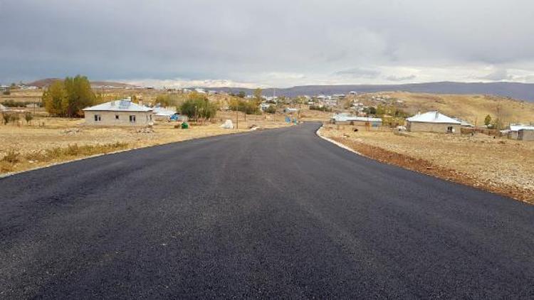 Vandaki kayak merkezinin yolu genişletilip asfaltlandı