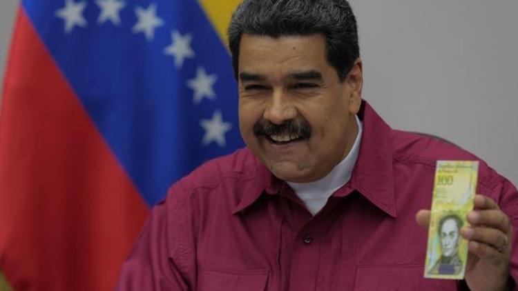 Venezuelada bir ilk: 100 bin bolivarlık banknot