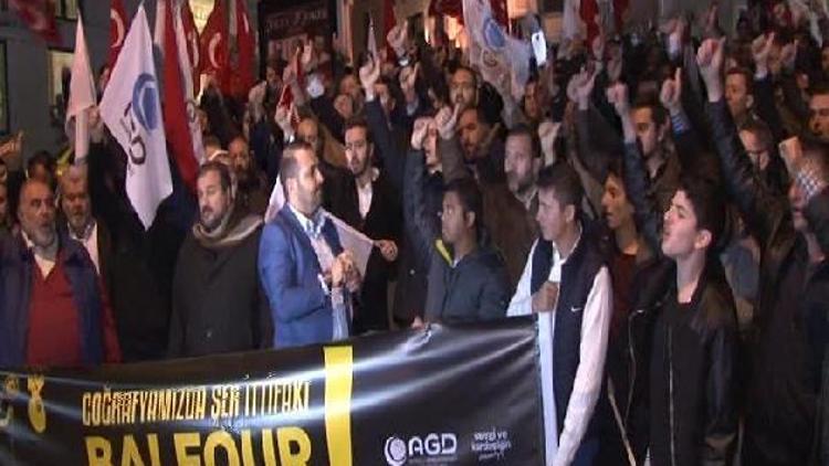 Balfour deklarasyonu 100. yılında protesto edildi