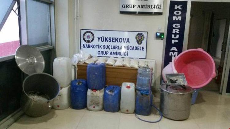 Yüksekova’da 20 kilo eroin ele geçirildi