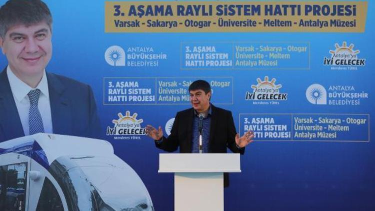 Antalyada raylı sistem referandumu