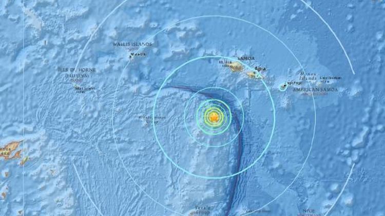 Güney Pasifik Okyanusunda deprem